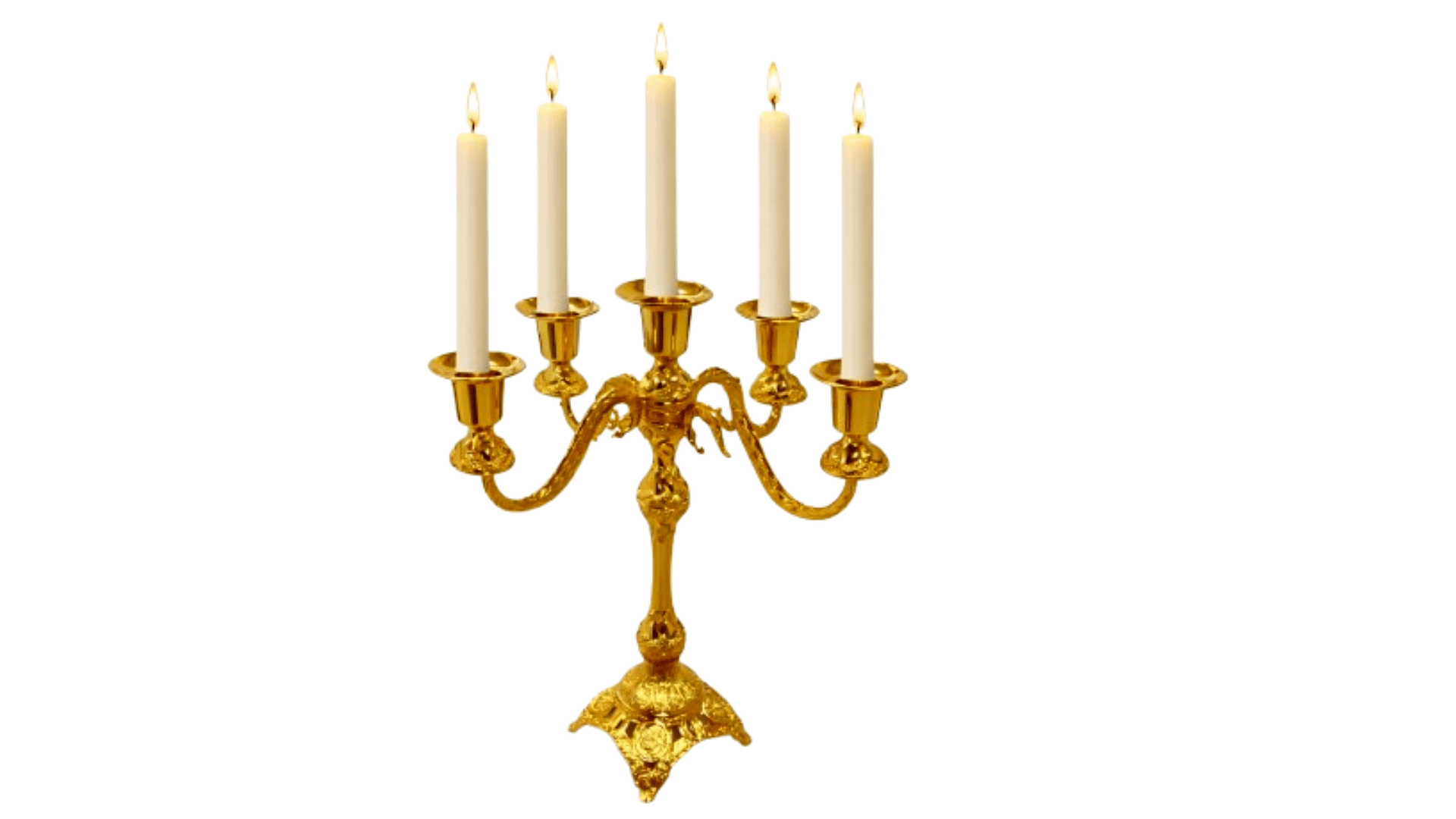 5 kollu orta boy Şamdan