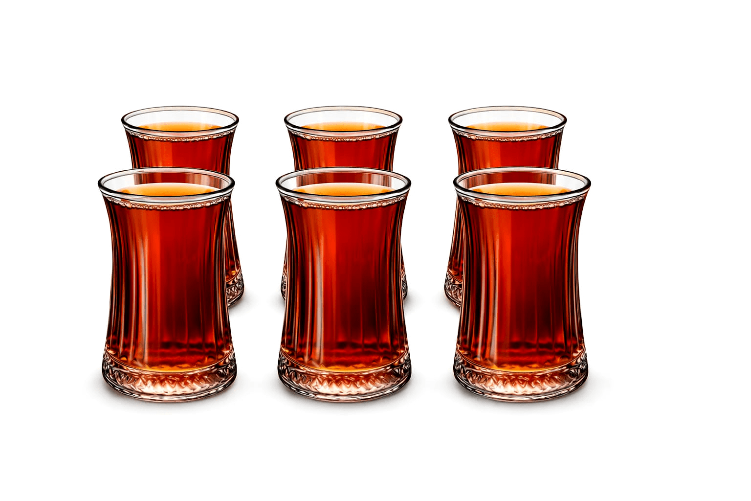 Çizgili Çay bardağı