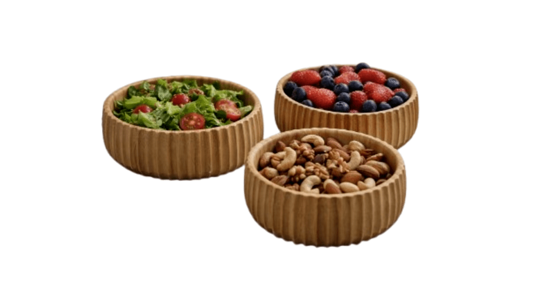 bambu kase açık kahve