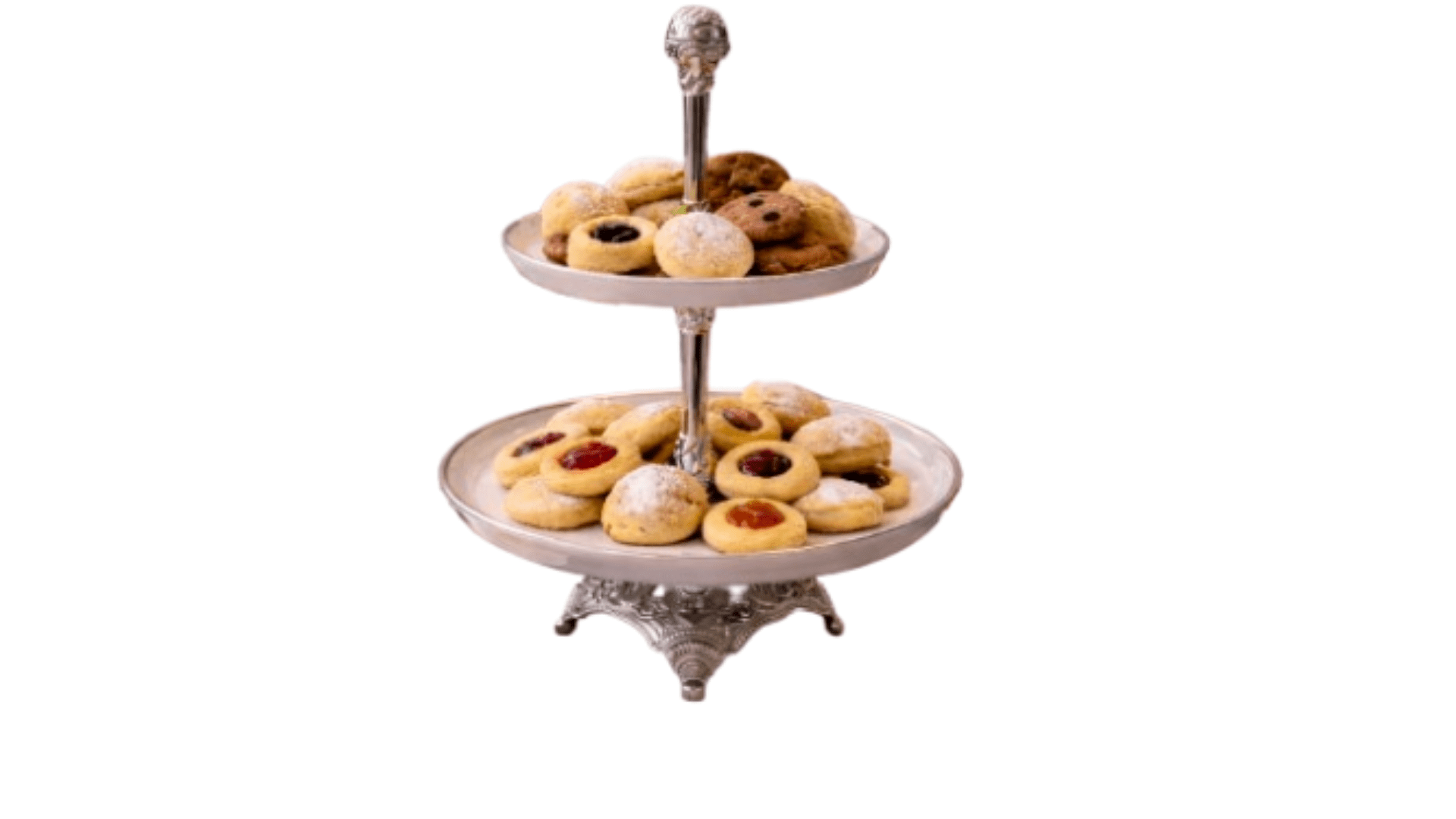 2 katlı porselen kurabiyelik