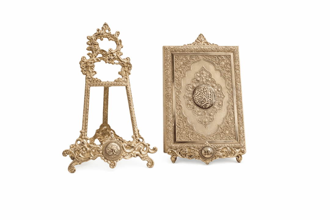 Gümüş Kaplama Kuran Kabı Büyük